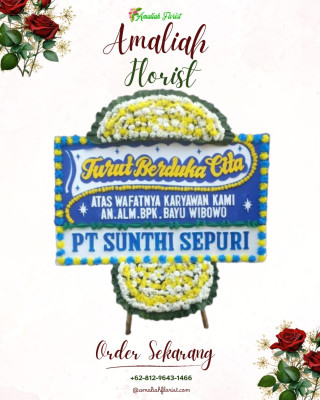 Papan Bunga Duka di Derwati