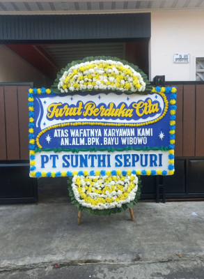 Papan Bunga Duka di Derwati