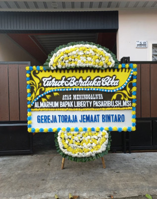 Papan Bunga Duka di Derwati